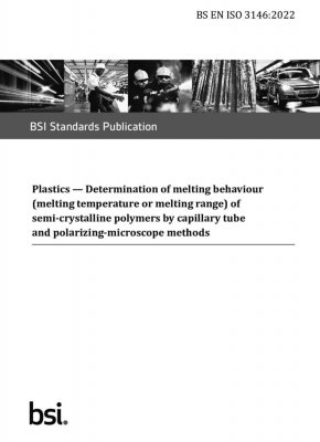 BS EN ISO 3146:2022