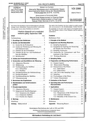 VDI 2066 Blatt 2-1993