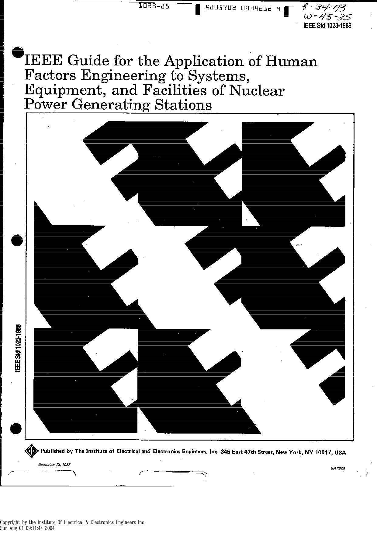 IEEE 1023-1988封面图
