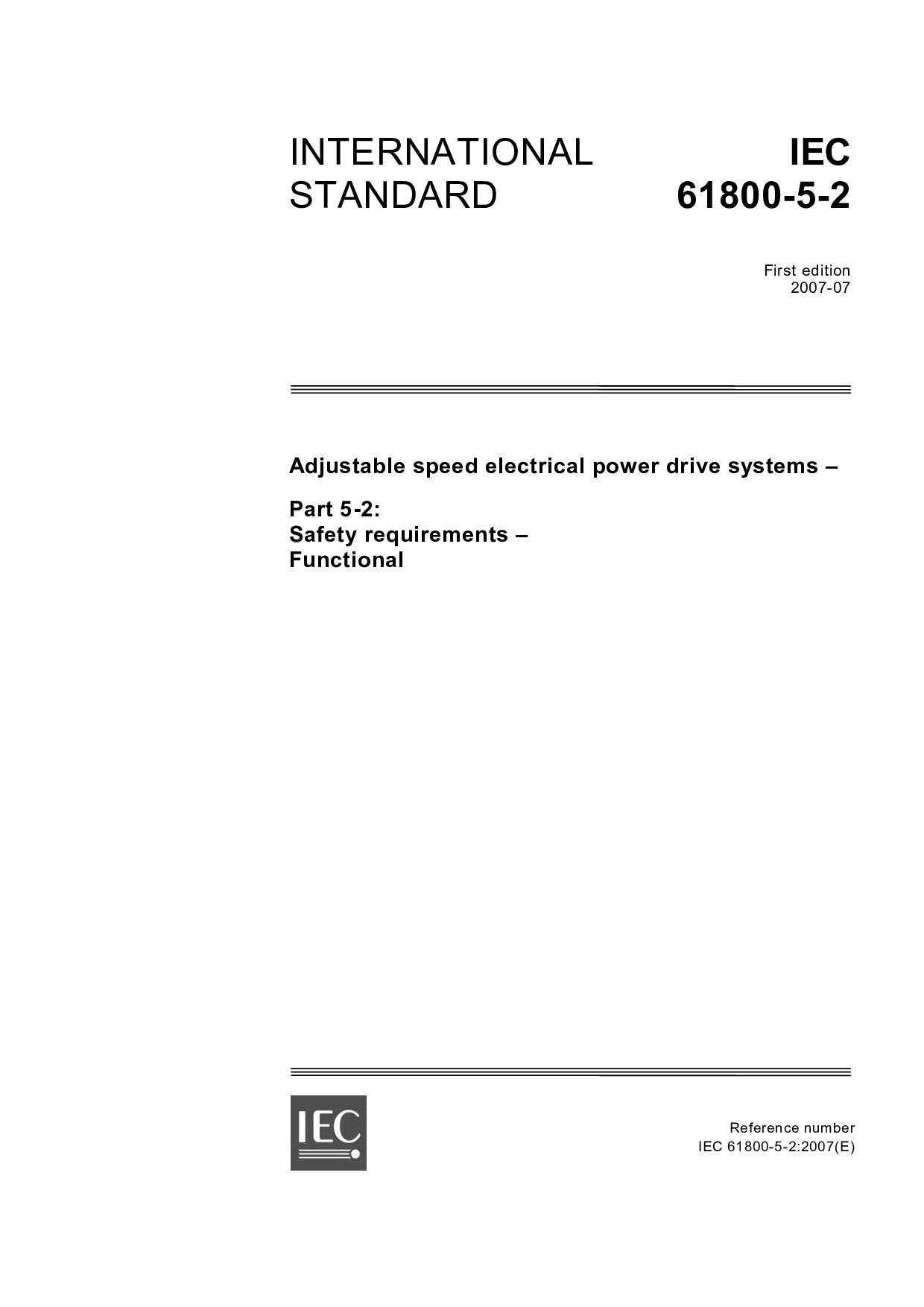 IEC 61800-5-2:2007