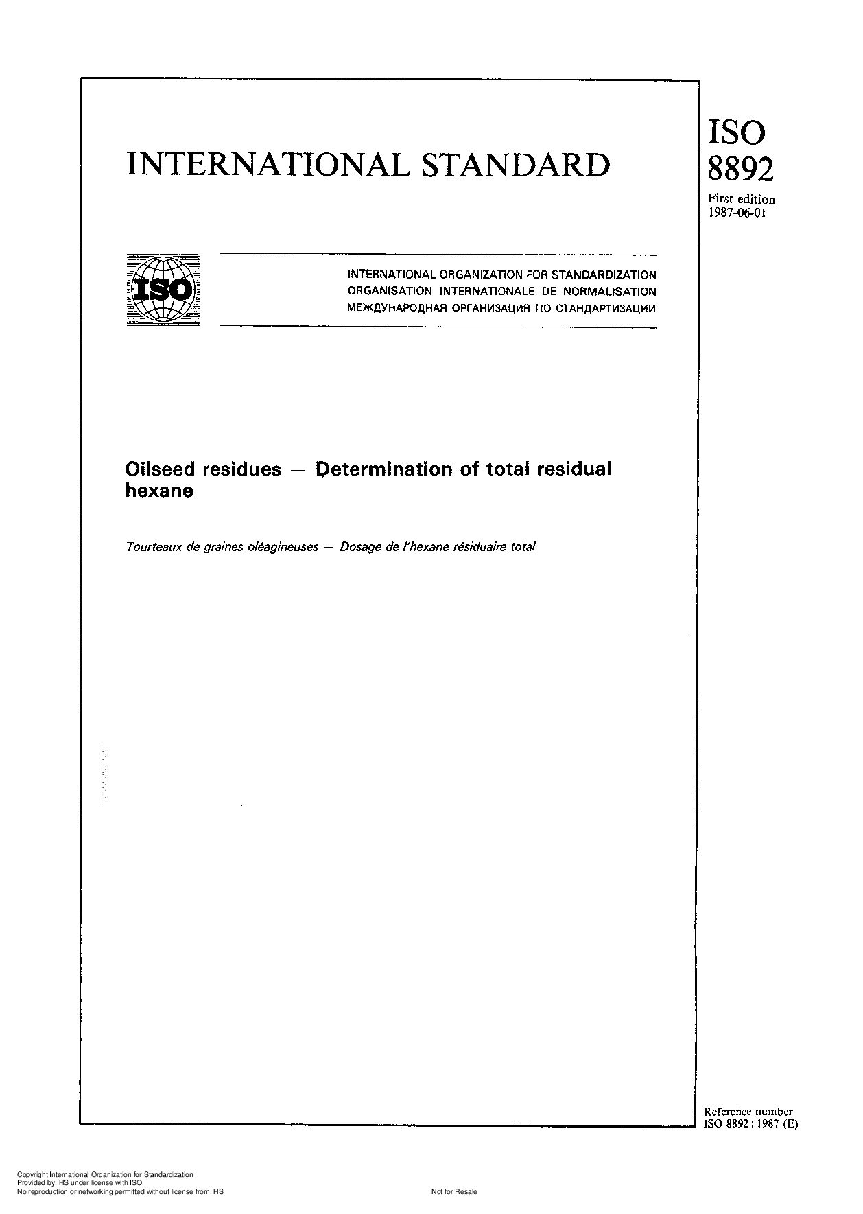ISO 8892:1987封面图