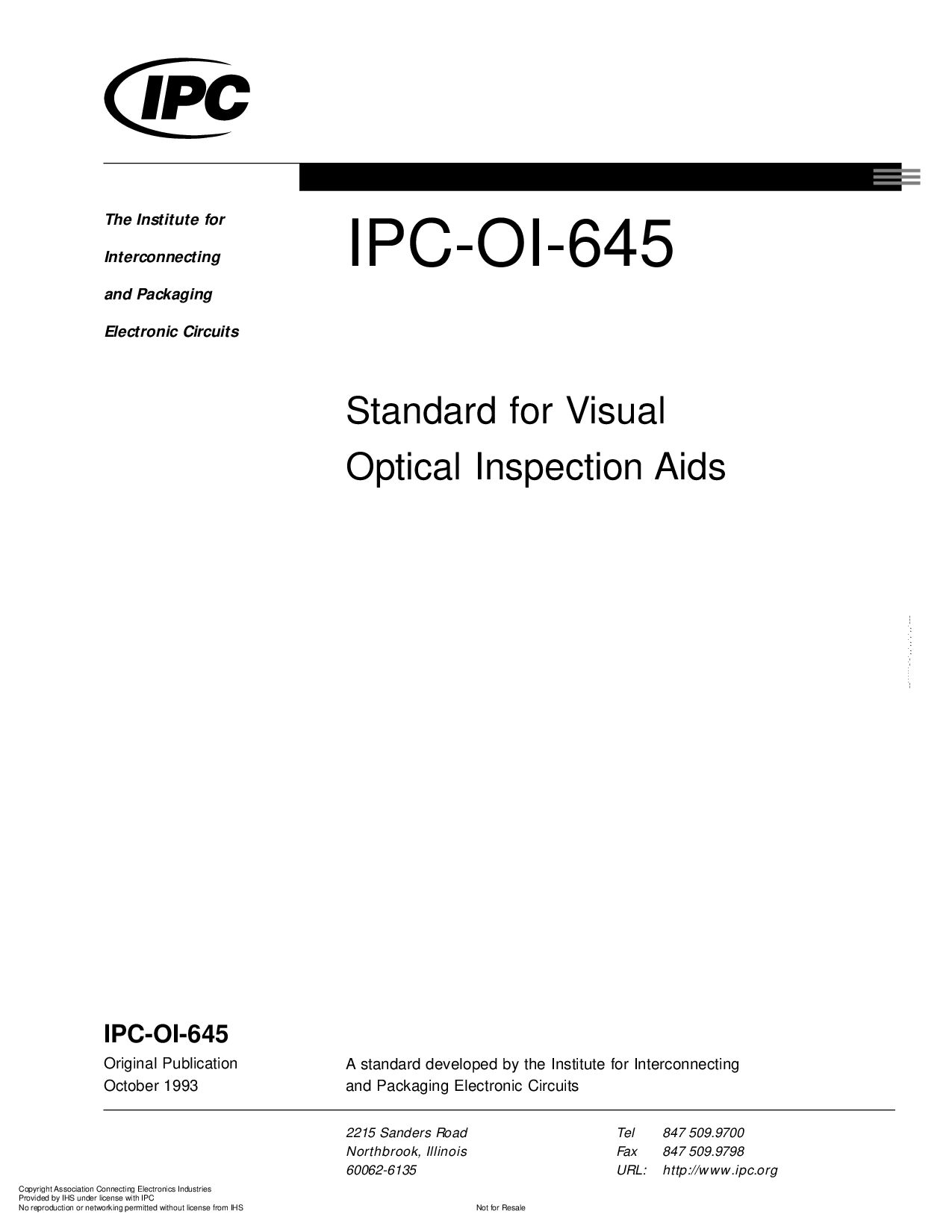 IPC OI-645-1993封面图