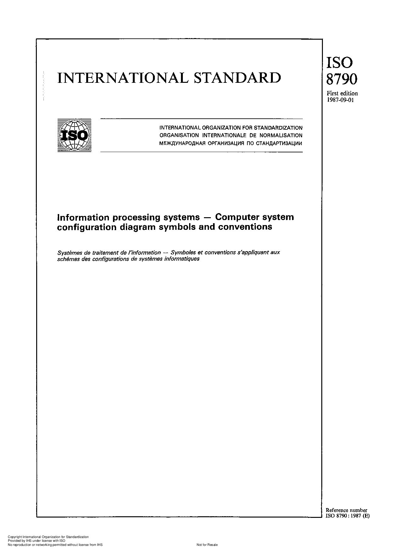 ISO 8790:1987封面图