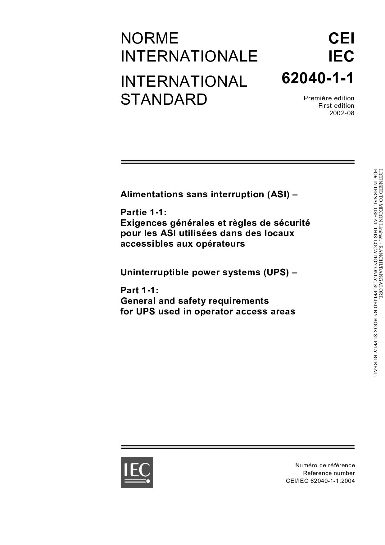 IEC 62040-1-1:2002
