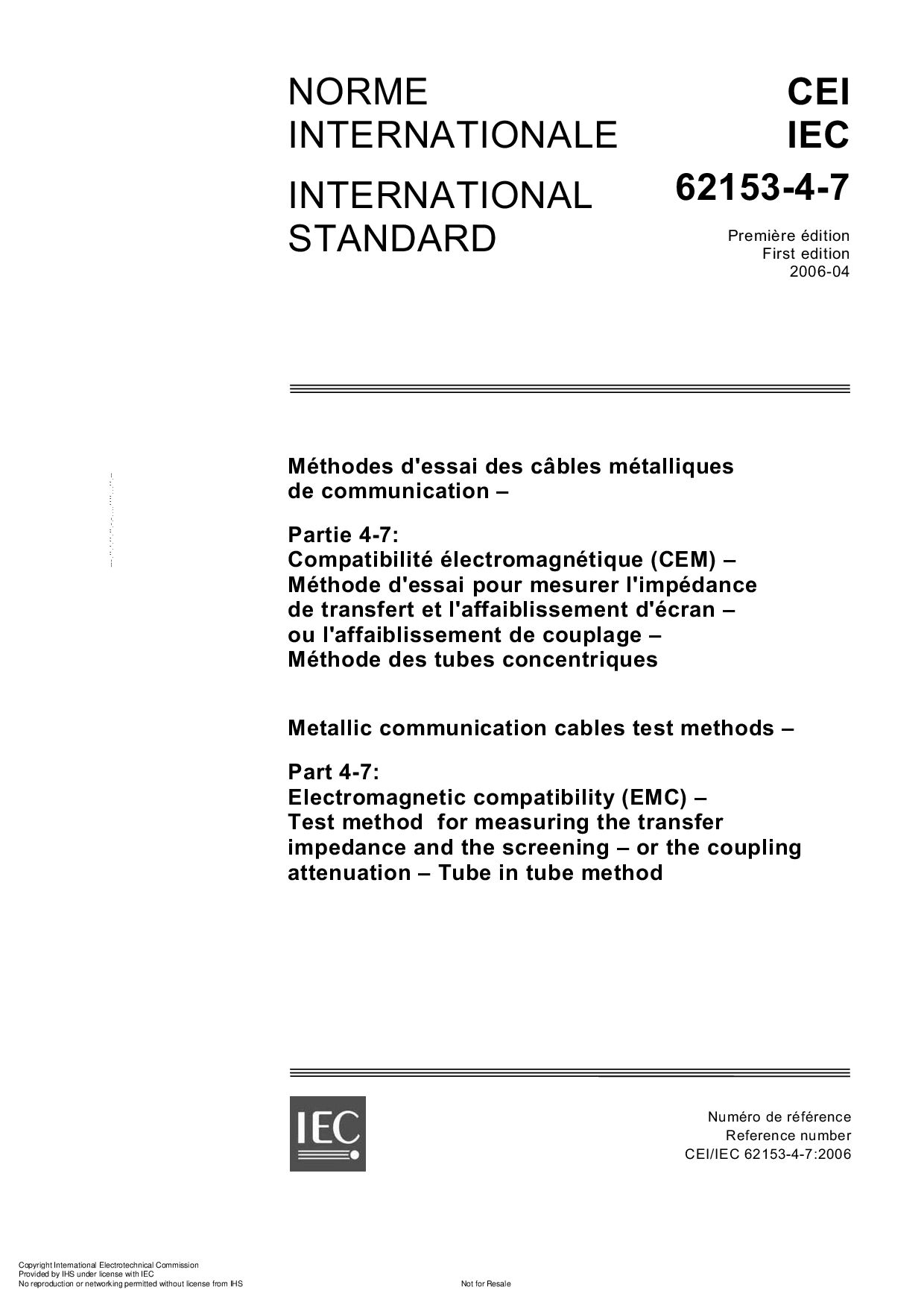 IEC 62153-4-7:2006