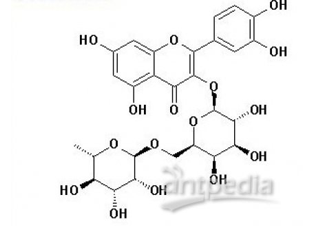 上海同田标准品槲皮素-3-O-洋槐糖苷Quercetin3-O-robinobioside52525-35-6中草药对照品中药对照品