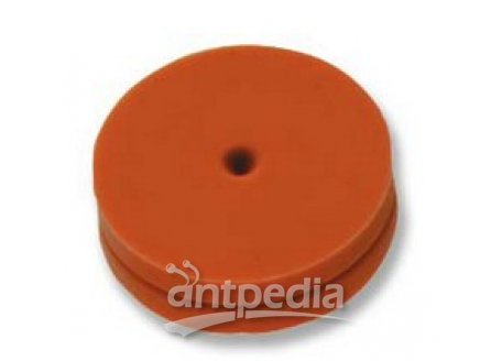 红色低流失进样隔垫(BTO)，预穿孔，9.5mm，最高400℃