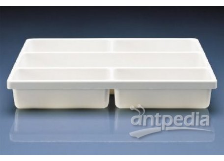 分割盘带适于移液管，温度计，连接器的等的不同规格的5个孔PVC材质