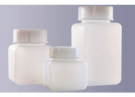 方形广口瓶透明带PP材质的旋盖瓶体为高密度PE材质