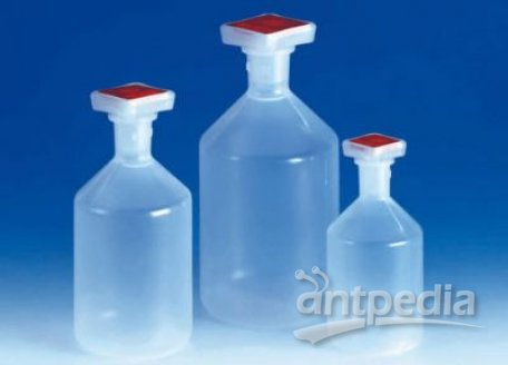 窄口试剂瓶透明带PP材质的NS塞子瓶体为PP材质