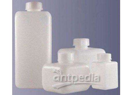 方型窄口瓶带PP材质的旋盖瓶体为高密度PE材质