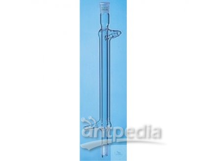 LIEBIG-CONDENSER, BOROSILICATE GLASS, JACKET   LENGTH 400 MM, SOCKET AND CONE ST 19/26, WITH   HOSE