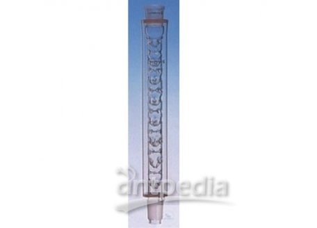 FRACTIONATING COLUMNS  ACC.TO VIGREUX.PRECISO  WITH GLASS JACKET  CONE ST 29/32  EFF.LENGTH 100 MM