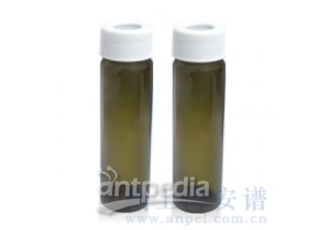 ANPEL 24-400螺纹口EPA瓶白色开孔拧盖，不含隔垫