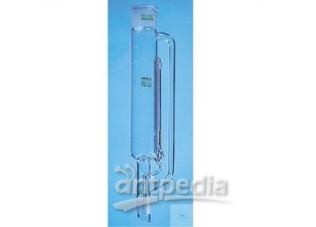 Soxhlet extractor, 100 ml, cone ST 29/32, socket ST 45/40,  with glass stopcock, borosilicate glass