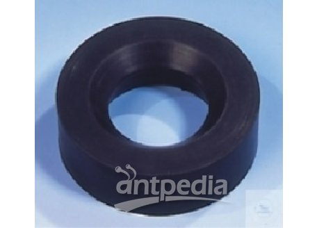 RUBBER RING WITH RIM, OUTER DIA. SIZE TOP 46 MM,  O.D. SIZE BOTTOM 29 MM, I.D. S.BOT. 22 MM, HEIGHT