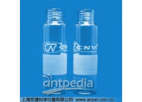 CNW 18mm螺纹口20mL透明圆底顶空样品瓶（带书写）