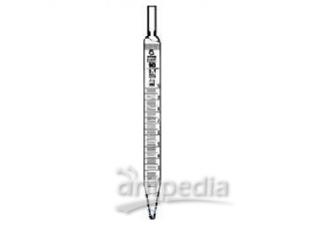 GRAD. PIPETTES "SHORTIE",  AS,MOUTH- PIECE,  0,1 ML : 0,01 ML FOR OFFICIALLY  TESTING,WHITE