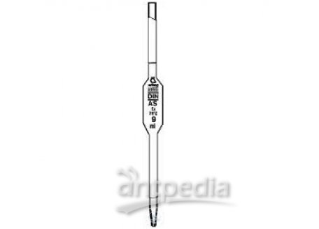VOLUM.PIPETTES FOR THE DETERMINATION OF MILK  AND CREAM, ACC.TO NAT.  STANDARDS, 10.75 ML, DIN 12837
