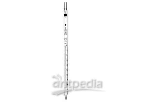 GRADUATED PIPETTES 5 ML:0,05,  DIN-AS,SCHELLBACH,COLOR-CODE  2 X RED,CON.CERTIFIED.  FULL AND PARTIA