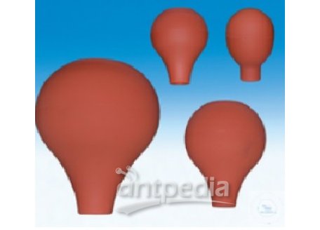 Suction bulb, PVC, size B oval, for 5 ml pipettes,  with hole ? 6 mm, bulb ? 25 mm