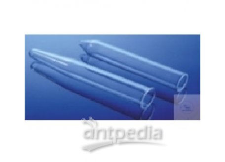 CENTRIFUGE TUBES, UNGRADUATED, WITH CONICAL   BOTTOM, WITH RIM, DURAN, 17 x 112 MM