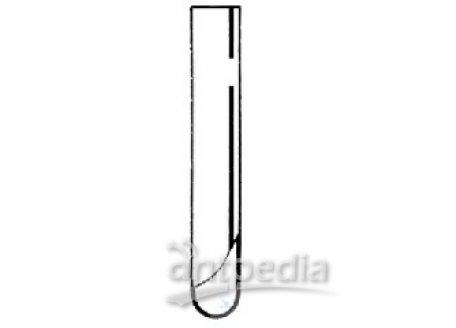 DURHAM-TUBES, AR-GLASS, WITHOUT RIM,   ROUND BOTTOM, 40 MM, O.D. 8 MM