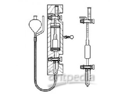 BURETTE WITH WATER JACKET ONLY  (FOR VAN SLYKE APPARATUS)
