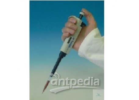 MICROLITER PIPETTES, "WITOPET", TYPE FIX 500 UL,    WITH TIP EJECTOR, CONFORMITY CERTIFIED, BLUE