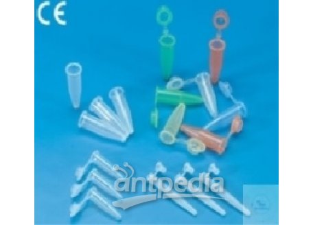 REACTION VESSELS, PP, DISPOSABLE, 1.5 ML,   WITHOUT LID, TRANSPARENT, PACK = 1000 ST.
