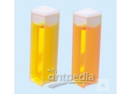 UV cuvettes 1,6 ml, semi-micro, path length 10 mm,  outer dimension 45 x 10 x 10 mm, 2 optical windows,  applicable wavelength 220 - 900 nm, made of plastic  Case = 100 pcs.