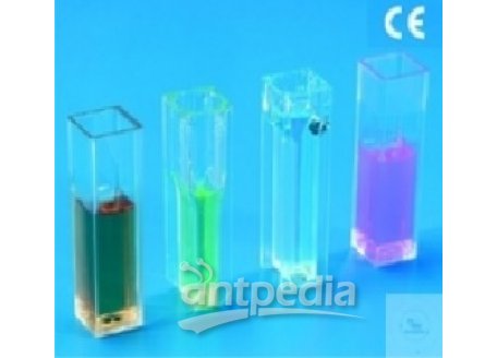 DISPOSABLE CUVETTES, PS, SQUARE, MICRO,   2,0 ML, OPTICALLY CLEAR, PACK = 100 PCS.