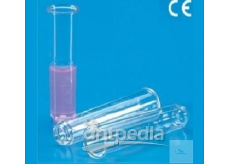 ROUND CUVETS, DISPOSABLE, PS,   OPTICALLY CLEAR, FIT 4 ML, VE 192 ST.