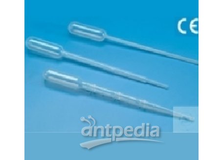 DISPOSABLE-PASTEUR PIPETTES, GRAD.   MADE OF PE, 155 MM LONG, 1 ML, PACK = 500 PCS.