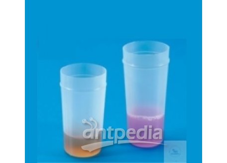TOA-BEAKERS,TRUNCATED CUPS  FOR TOA AND ROYCO CELL COUNTERS  DIMENSIONS 72 X 32 MM, PE   1 PACK = 50