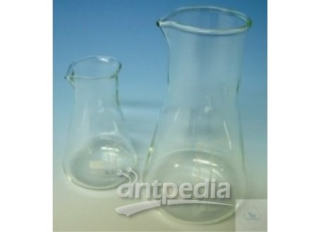 FLEAKER, 500 ML, ? 105 MM, BOROSILICATE GLASS 3.3,  COMBINATION OF BEAKER AND CONICAL FLASK, WITH