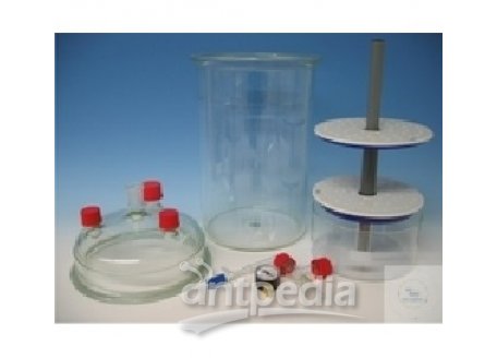 SPARE PART:  DRYING STAND (PP) WITH 2 PORCELAIN PLATES  200 MM, WITH COLLECTING DISH