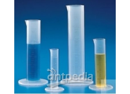 GRADUATED CYLINDERS, LOW SHAPE, PP,  TRANSPARENT, CAPACITY: 1000 ML