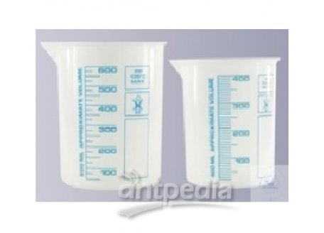 GRIFFIN-BEAKERS, 50 ML, COLOUR GRADUATED, PP