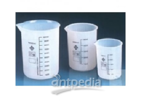 GRIFFIN BEAKERS,TRANSPARENT,  ETFE, WITH SPOUT ISO 7056  BS 5404; 600:10 ML; 125 MM X 91