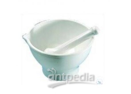 MORTAR, WHITE MELAMIN,WITHOUT PEST  500 ML,?A.150 MM,HEIGHT 90 MM