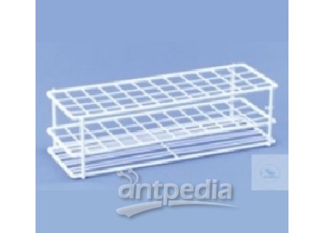TEST TUBE RACKS, STEEL WIRE, H. 70 MM, L. 269 MM,   W.100 MM, COMPARTMENT SIZE 20 X 20 MM, F. 48 PIE
