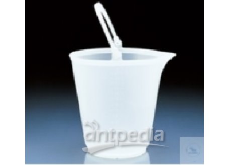 BUCKET, PP, WITH SPOUT, NATURAL  COLOR, GRADUATED, 15 L.