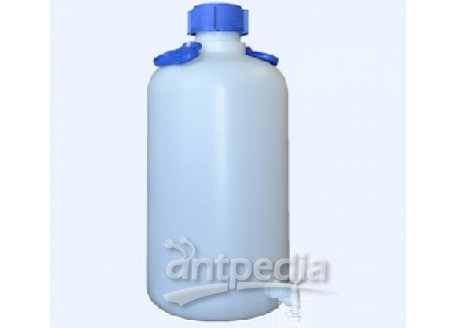 CARBOYS, PE, WITH TAP,  ROUND, WITH SCREW CAP, 25 L