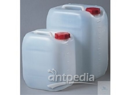 CANISTER, PE, WITH SCREW-CAP, PILEABLE,  CAP.5 L, 195X145 MM