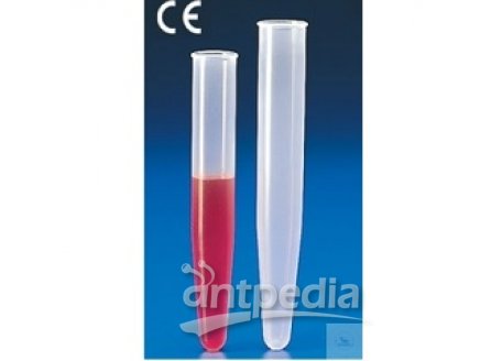 CONICAL CENTRIFUGE TUBES, UNGRADUATED,  PP 13 ML, 18 X 120 MM, AUTOCLAV.UP TO 120|C