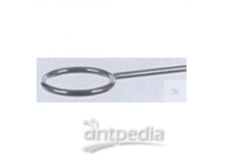 Retort ring without bosshead, ? 100 mm, closed,  length 200 mm, stainless steel