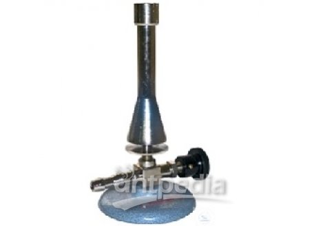 GAS BURNER ACC. TO TECLU, 13 MM TUBE O.D.,  WITH AIR REGULATION, WITH SET SCREW, NATURAL GAS