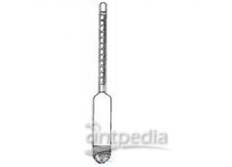 ASTM SPECIFIC-GRAVITY-HYDROMETER  FOR OFFICIALLY TESTING, TP. 60/60 °F  ASTM NO. 139H, L. 260 MM  S