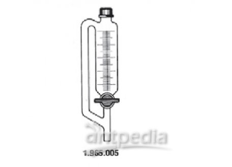 DROPPING FUNNEL WITH PRESSURE  EQUAL., CYLINDRICAL, GRADUATED,  ST-STOPCOCK 50 ML, 1 GL 18
